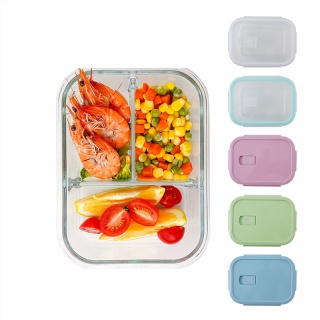 Glass Compartment Lunch Containers