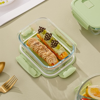 Glass Compartment Lunch Containers