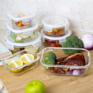 Glass Food Containers with Lids