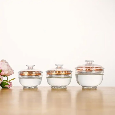 Glass Food Storage Bowls with Lids