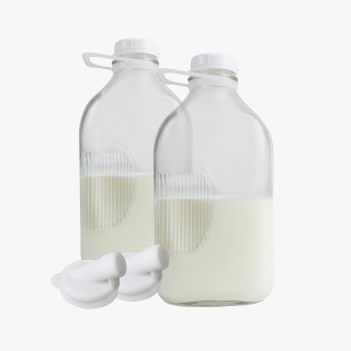 Glass Half Gallon Milk Jugs