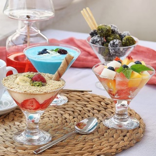 Glass Ice Cream Cups