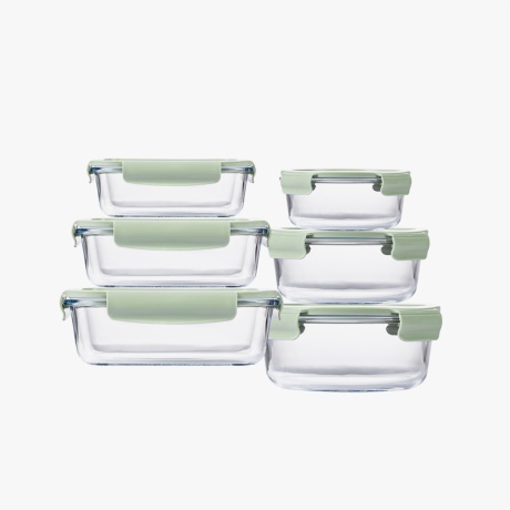 Glass Lunch Container With Airtight Lid