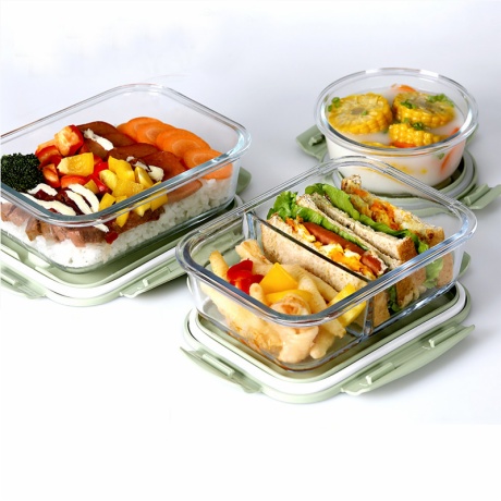 Glass Lunch Container With Airtight Lid