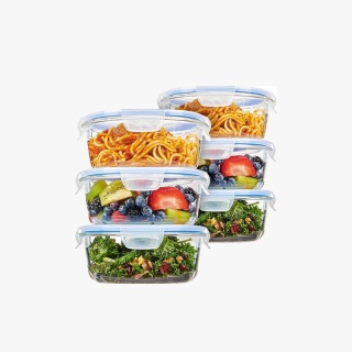 Glass Lunch Containers with Lids