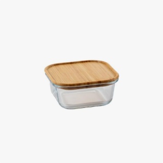 Glass Meal Prep Containers with Bamboo Lids