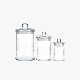 Glass Medicine Jars