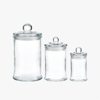 glass medicine jars