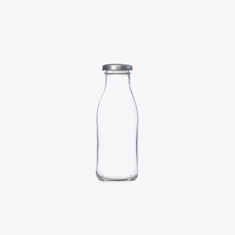 Mini Glass Milk Bottles