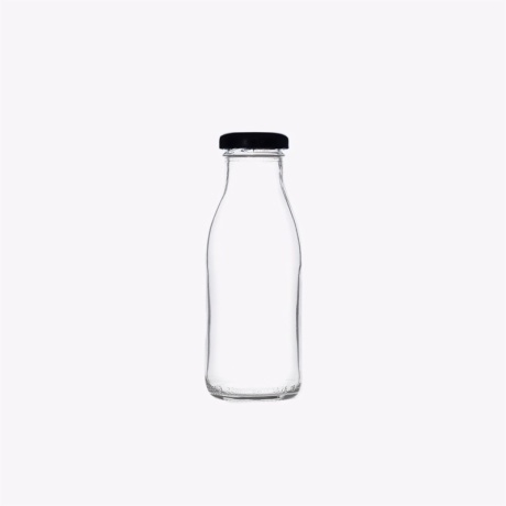 Mini Glass Milk Bottles