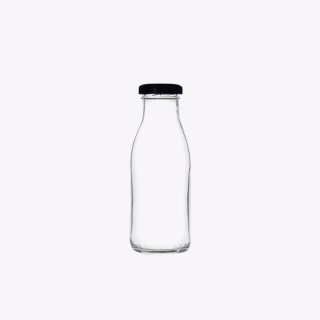 Mini Glass Milk Bottles
