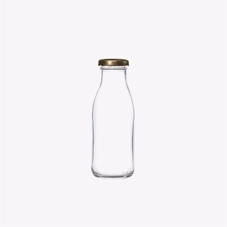 Mini Glass Milk Bottles