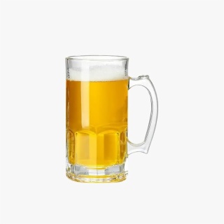 500ml 1L Custom Beer Glass Mug Cup With Handle