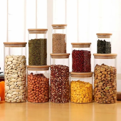 Borosilicate Glass Pantry Storage Containers