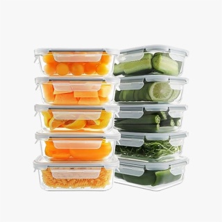Glass Prep Containers
