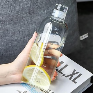 glass sports water bottle