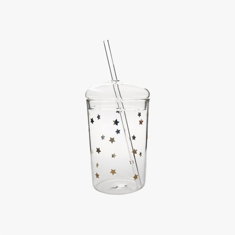 glass star juice cup