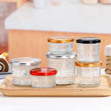 Glass Storage Containers with Metal Lids