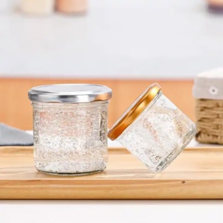 Glass Storage Containers with Metal Lids