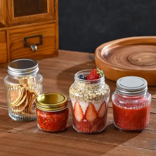 Glass Storage Jars with Airtight Lids