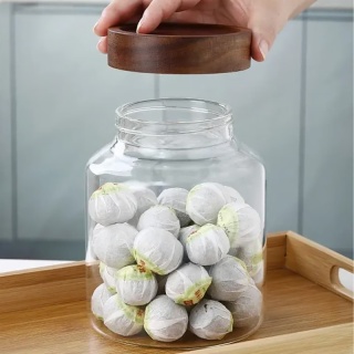 glass storage jars