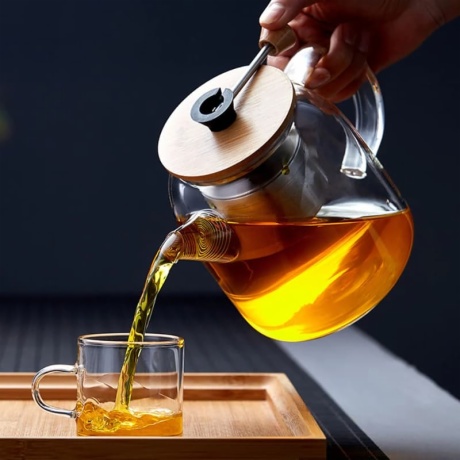 Glass Tea Kettle with Infuser