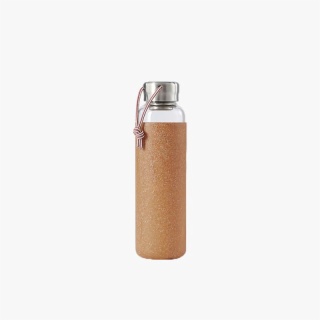 Water Bottle with Almond Cover