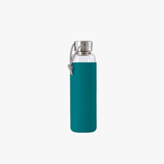 Water Bottle with Blue Cover
