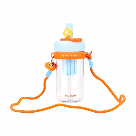 Glass Water Bottle with Strap