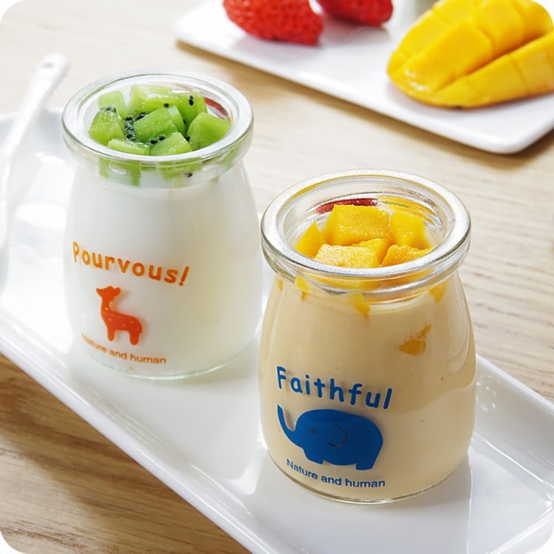 Yogurt Comes Glass Jars, Glass Yogurt Jars Lids