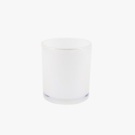 Glossy White Candle Containers