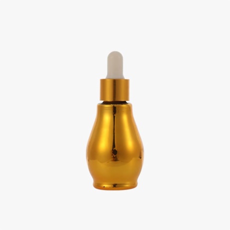 gold dropper bottle