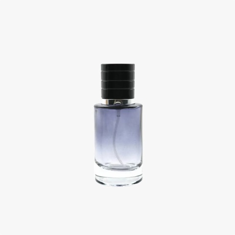 Gradient Blue Purple Perfume Bottle