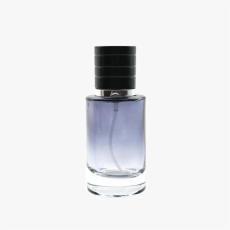 Gradient Blue Purple Perfume Bottle