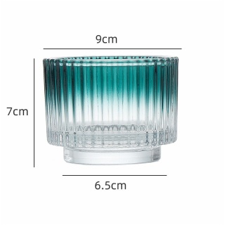 Gradient Borosilicate Glass Cups