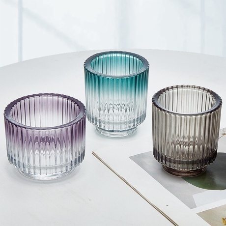 Gradient Borosilicate Glass Cups