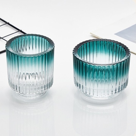 Gradient Borosilicate Glass Cups