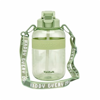 Green Glass Water Bottles