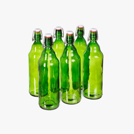 Green Swing Top Bottles