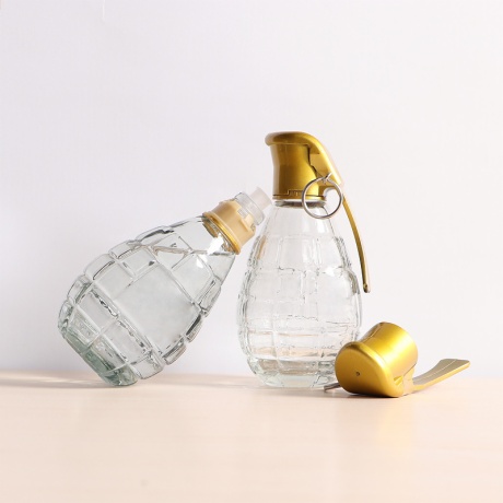 Grenade Glass Bottle