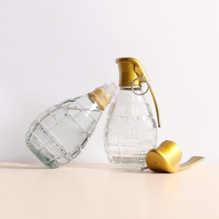 Grenade Glass Bottle