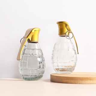 Grenade Glass Bottle