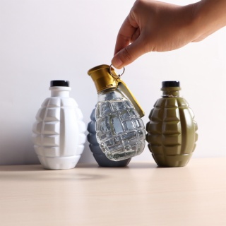 Grenade Glass Bottle