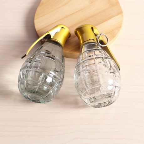 Grenade Glass Bottle