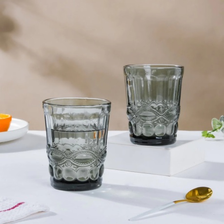 Grey Drinking Glasses