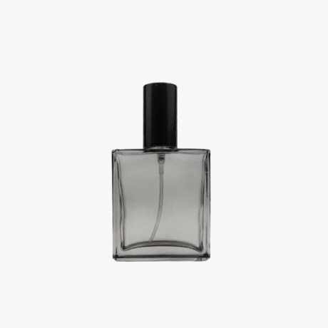 grey perfume bottle