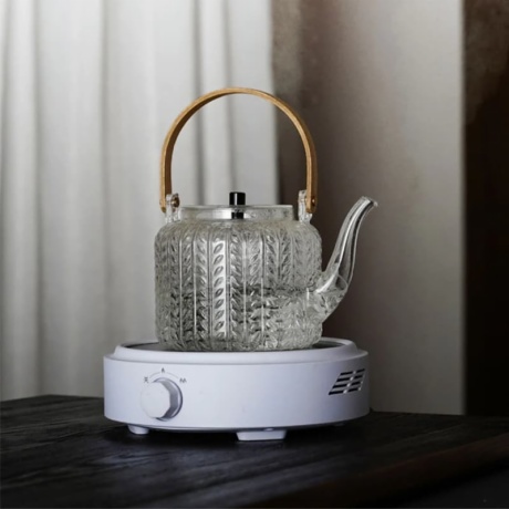 Hammered Glass Teapot