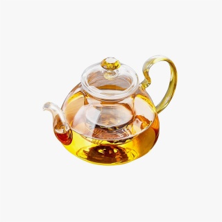 Heat-Resistant Borosilicate Glass Teapot