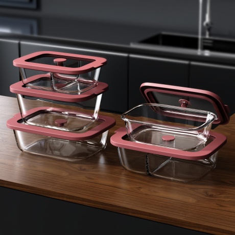 Heat-resistant Glass Lunch Box