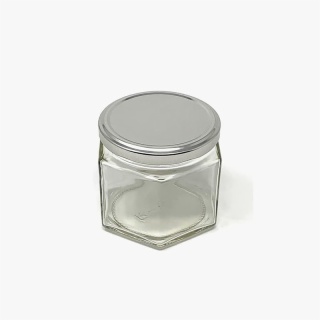 Hexagonal Honey Jars With Lids